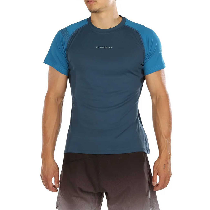 Load image into Gallery viewer, la sportiva mens motion trail running tee opal neptune 3
