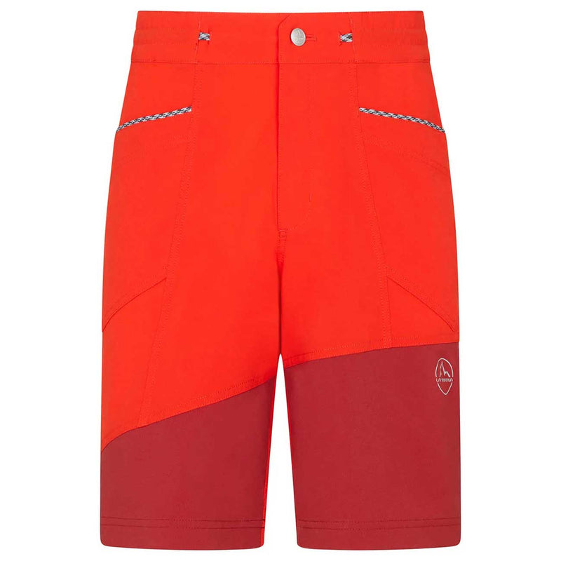 Load image into Gallery viewer, la sportiva mens taku climbing shorts poppy chilli 1
