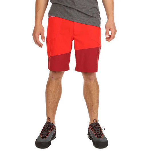 la sportiva mens taku climbing shorts poppy chilli 3