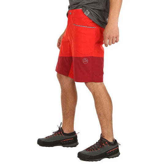 la sportiva mens taku climbing shorts poppy chilli 4