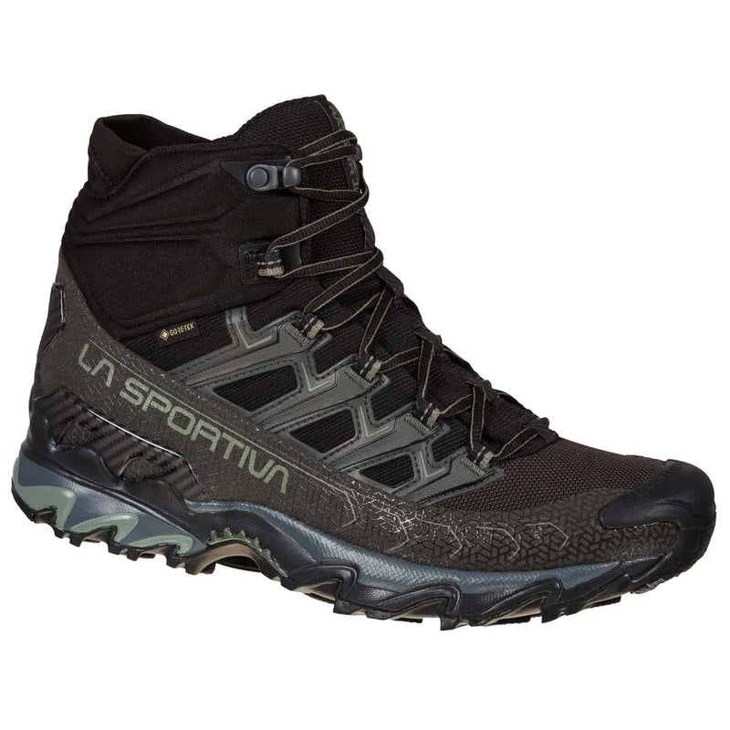 Load image into Gallery viewer, la sportiva mens ultra raptor II mid wide lightweight hiking boot black clay 1
