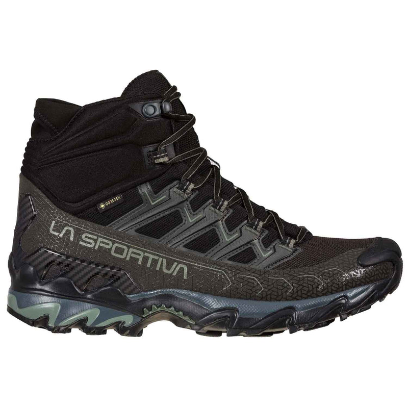Load image into Gallery viewer, la sportiva mens ultra raptor II mid wide lightweight hiking boot black clay 4
