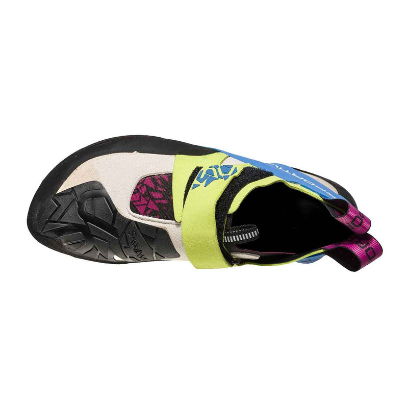 Load image into Gallery viewer, la sportiva skwama womens climbing shoe top view
