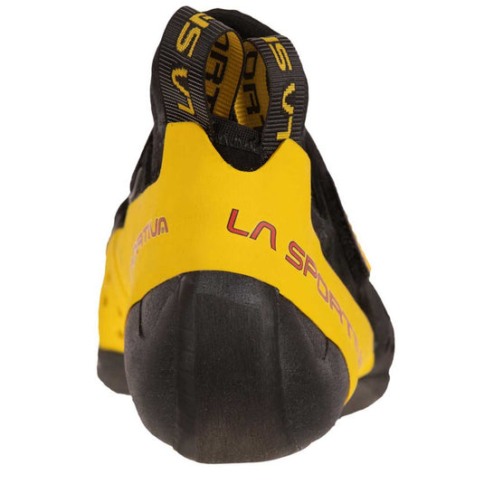 la sportiva solution comp mens rock climbing shoe black yellow 3