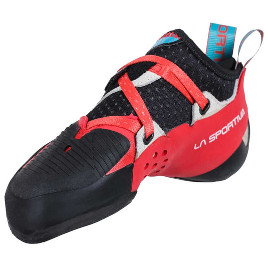 la sportiva solution comp womens rock climbing shoe hibiscus malibu blue 4