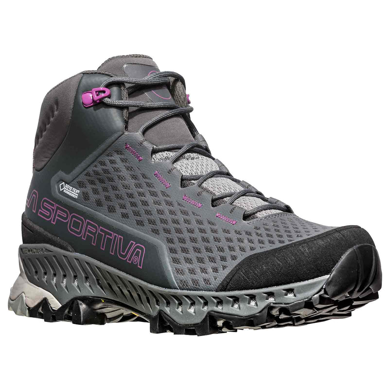Load image into Gallery viewer, la sportiva stream womens carbon purple side front angle
