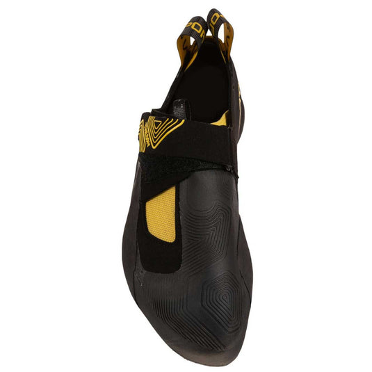 la sportiva theory rock climbing shoe black yellow 6
