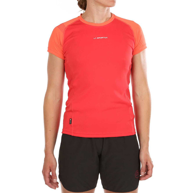 Load image into Gallery viewer, la sportiva womens move tee hybiscus flamingo 3
