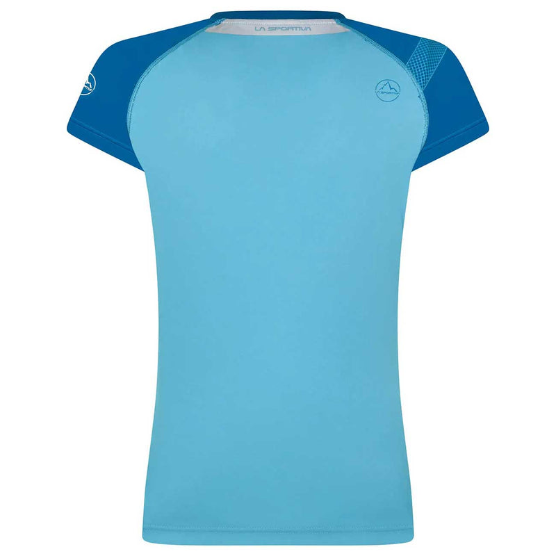 Load image into Gallery viewer, la sportiva womens move trail running t shirt pacific blue neptune 2
