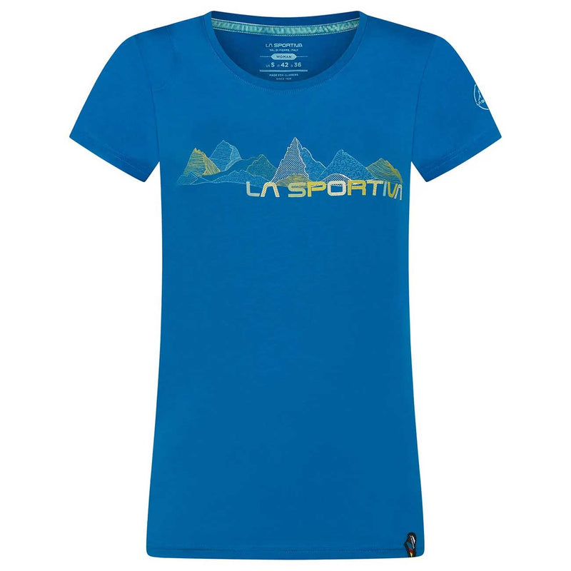 Load image into Gallery viewer, la sportiva womens peaks tee climbing clothing neptune 1
