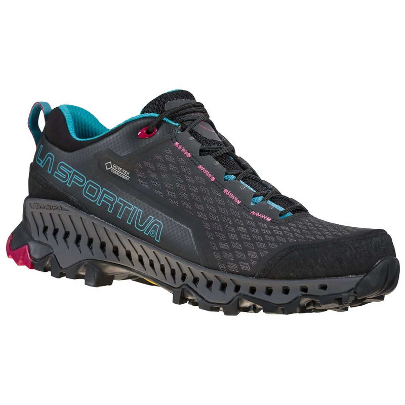 Load image into Gallery viewer, la sportiva womens spire gtx light weight hiking shoes black topaz 1
