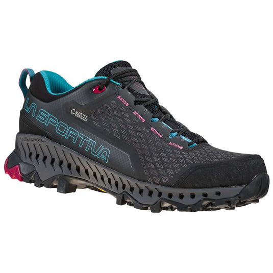 la sportiva womens spire gtx light weight hiking shoes black topaz 1