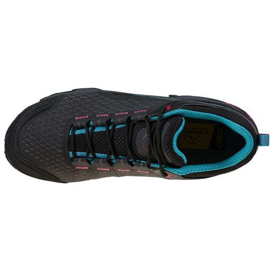 la sportiva womens spire gtx light weight hiking shoes black topaz 3