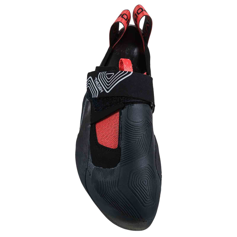 Load image into Gallery viewer, la sportiva womens theory climbing shoes black hibiscus 1
