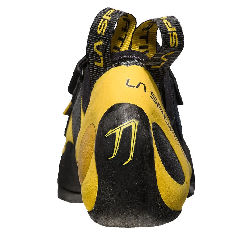 Load image into Gallery viewer, la sportiva katana velcro yellow black mens rock climbing shoe 3
