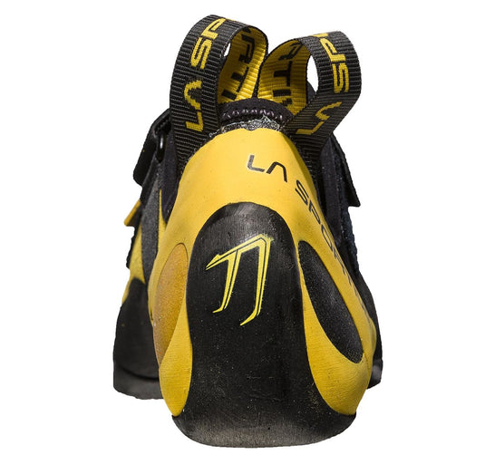 la sportiva katana velcro yellow black mens rock climbing shoe 3