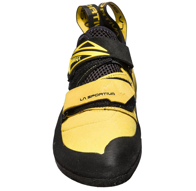 Load image into Gallery viewer, la sportiva katana velcro yellow black mens rock climbing shoe 4
