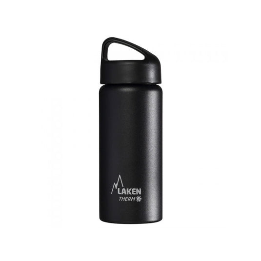 laken classic thermo bottle 500ml stainless steel black
