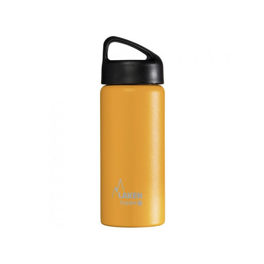 laken classic thermo bottle 500ml stainless steel yellow
