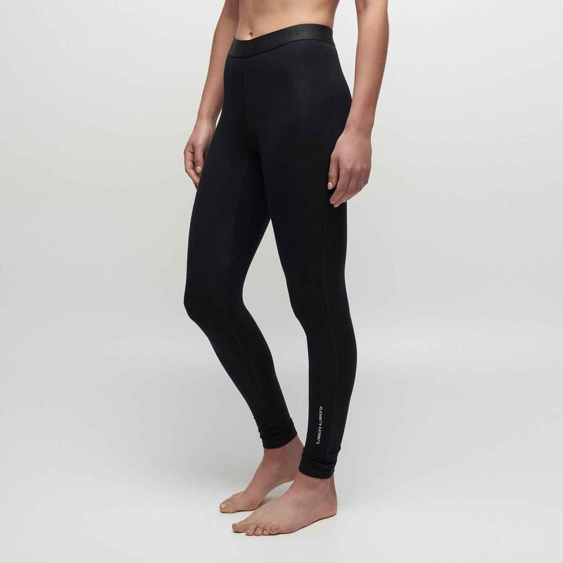 Load image into Gallery viewer, le bent womens core 200 bottoms merino bamboo blend black 1
