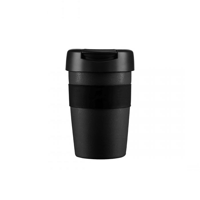Load image into Gallery viewer, lifesystems lifeventure reusable coffee mug 350ml black

