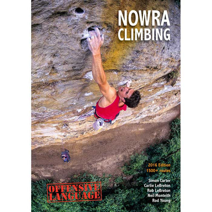 nowra climbing guide book simon carter onsight photography