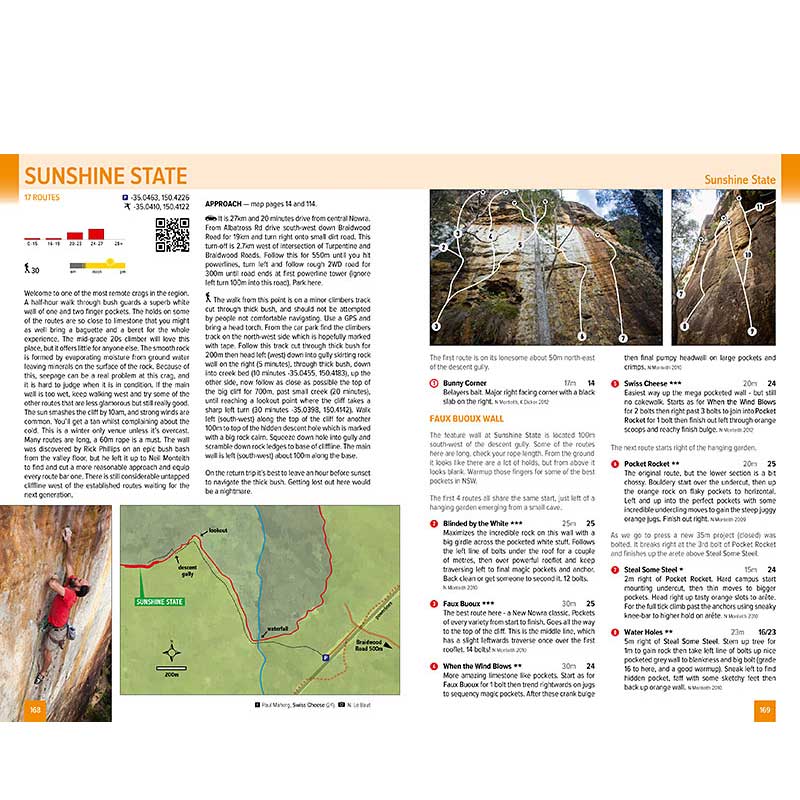 Load image into Gallery viewer, nowra rock climbing guide book simon carter onsight photography sunshine state
