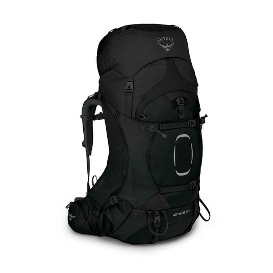 osprey aether 65 mens hiking backpack black 1