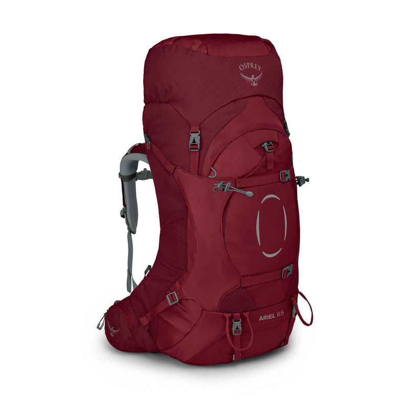 Load image into Gallery viewer, osprey ariel 65 womens hiking pack claret red 1

