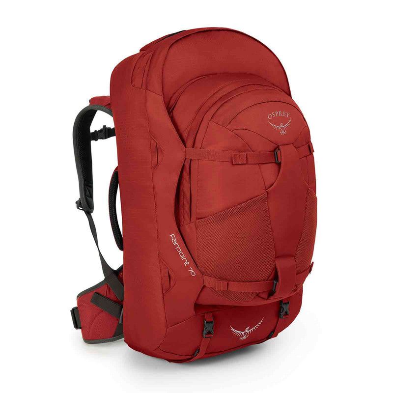 Load image into Gallery viewer, osprey farpoint 70 travel pack jasper red 1
