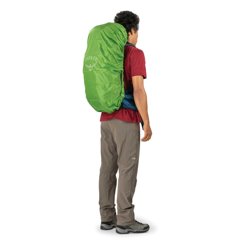 Load image into Gallery viewer, osprey kestrel 38 on body rain cover loch blue backpack mens
