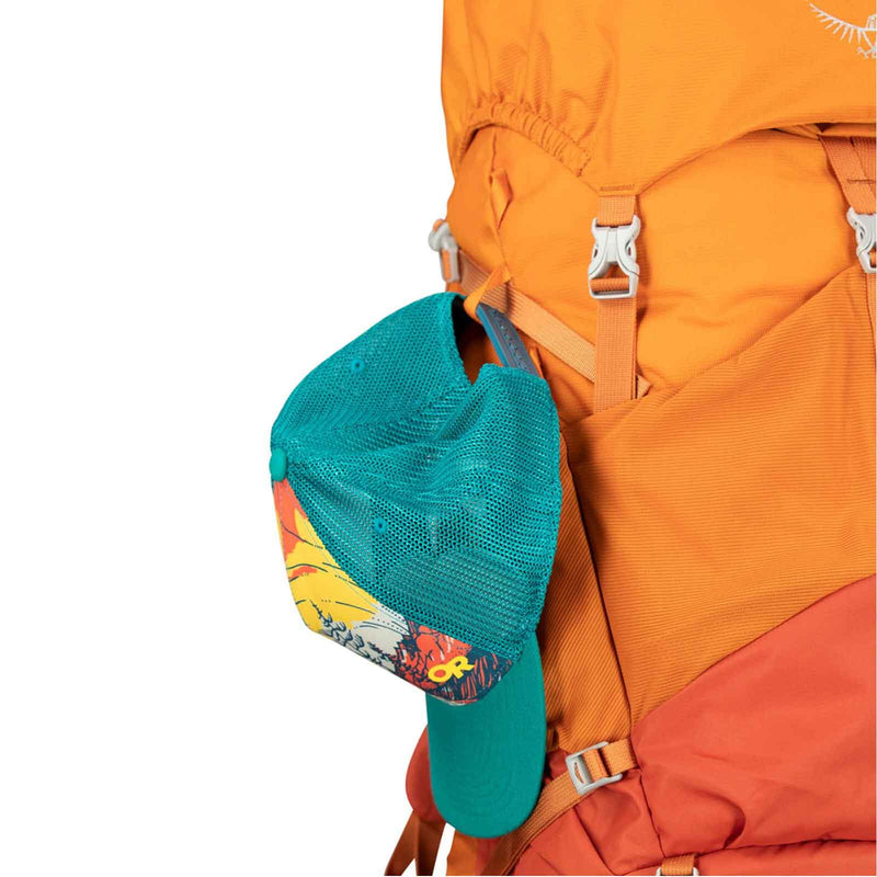 Load image into Gallery viewer, osprey kids ace 50 hiking pack orange sunset 9
