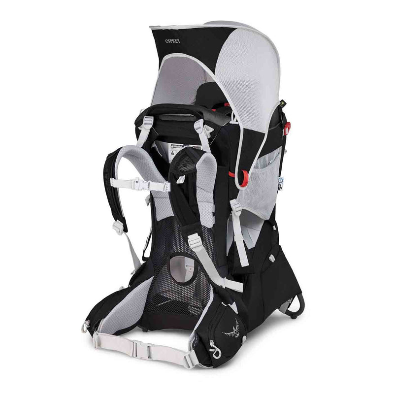 Load image into Gallery viewer, osprey poco plus child and baby carrier starry black 3 sun shade
