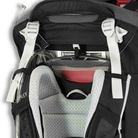 osprey poco plus child and baby water bladder compartment