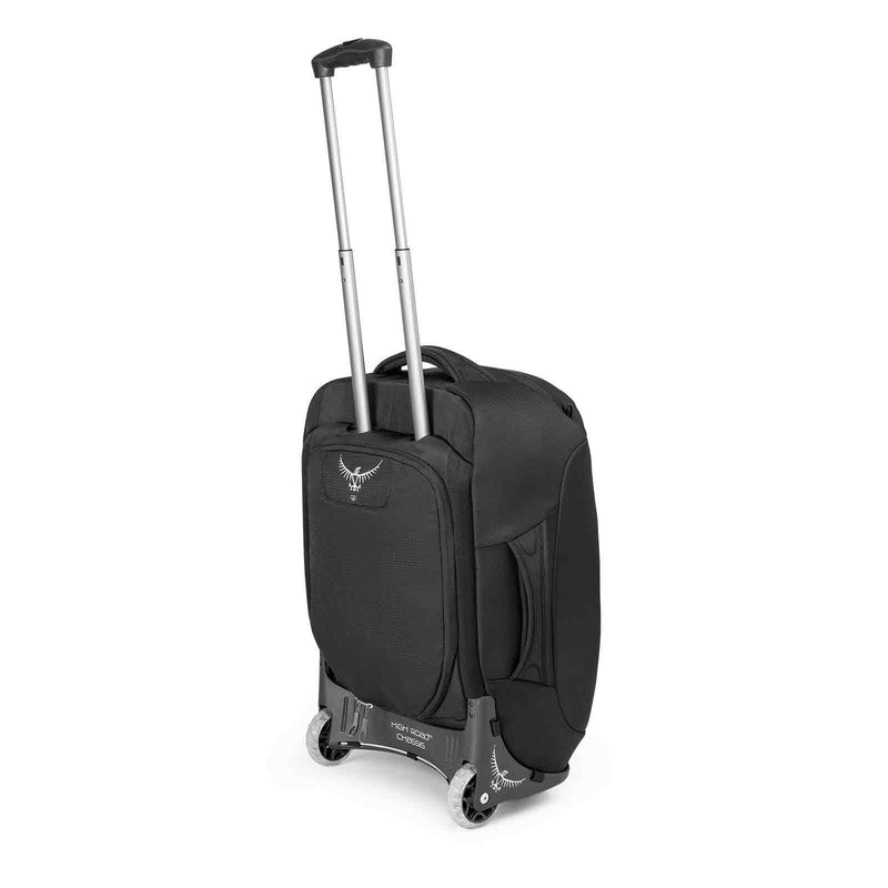 Load image into Gallery viewer, osprey sojourn 45l wheeled travel bag flash black 2
