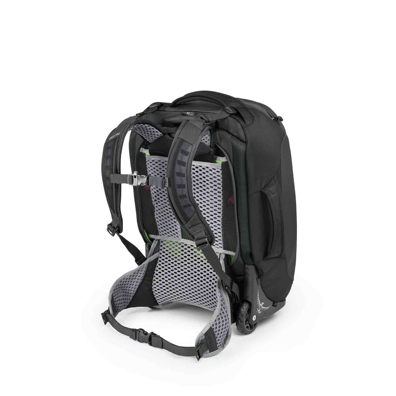 Load image into Gallery viewer, osprey sojourn 45l wheeled travel bag flash black 3
