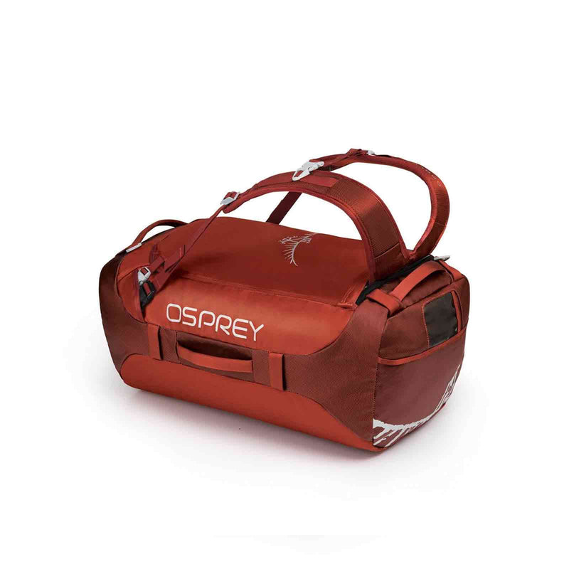 Load image into Gallery viewer, osprey transporter 65 duffel bag ruffian red
