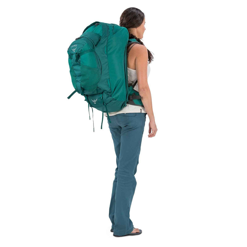 Load image into Gallery viewer, osprey womens fairview travel pack 70 rainforest green 4
