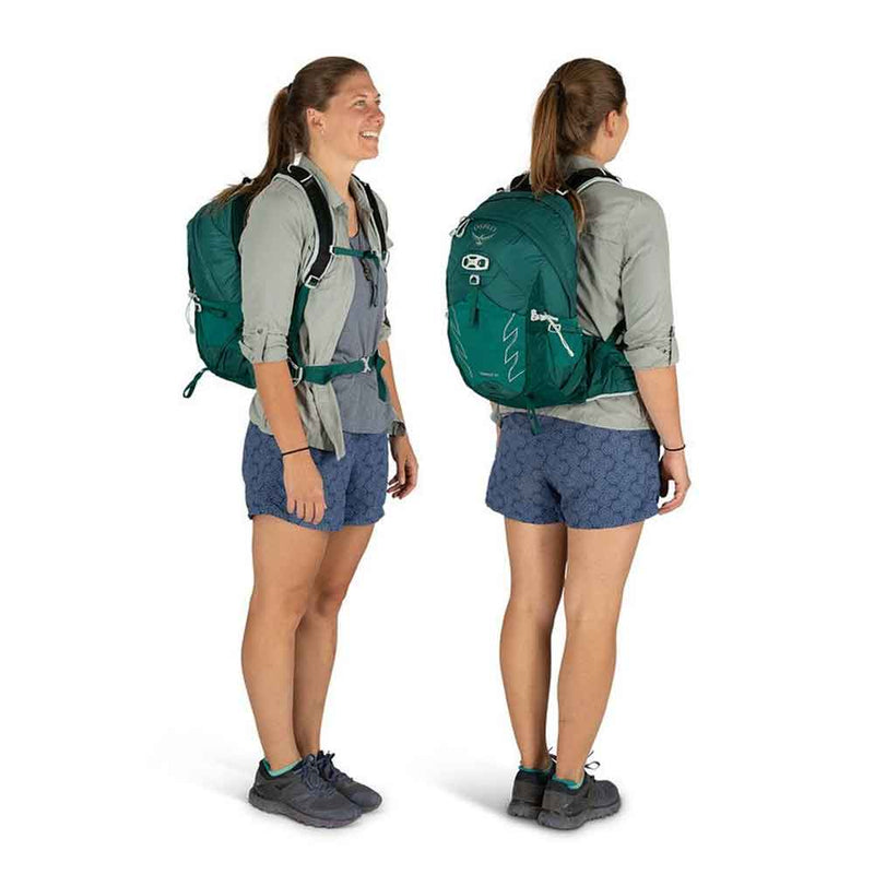 Load image into Gallery viewer, osprey womens tempest 20 jasper green on body
