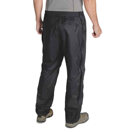 outdoor research apollo pants rain shellwear black on body back