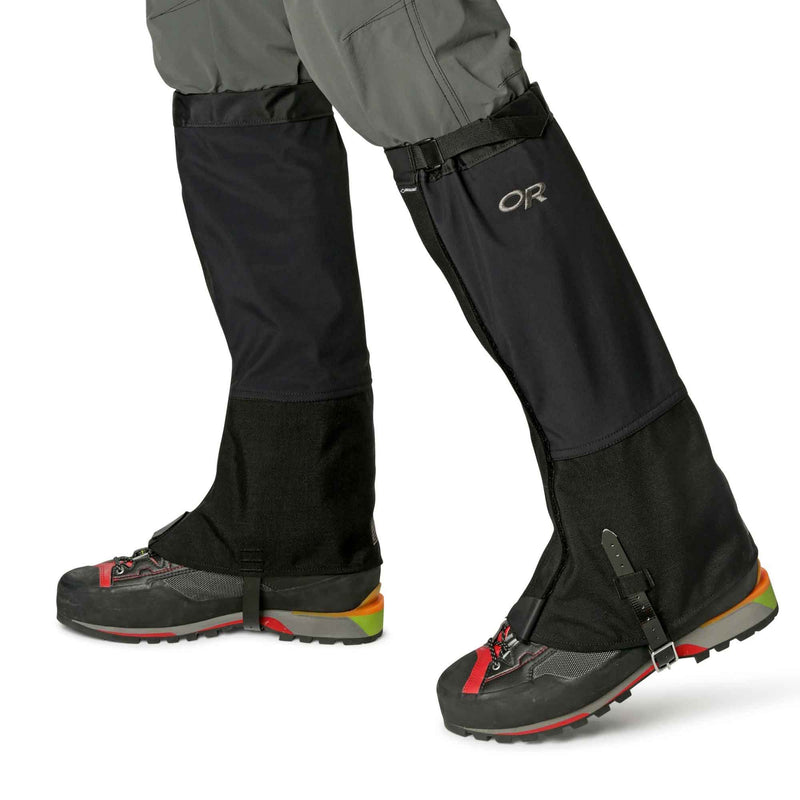 Load image into Gallery viewer, outdoor research crocodile gaiters gtx on body
