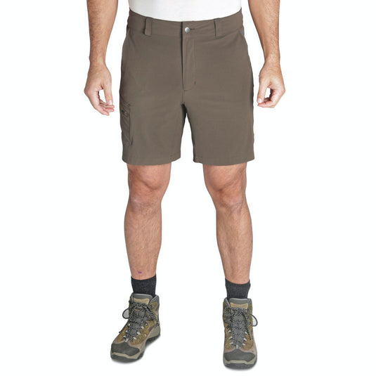 outdoor research ferrosi shorts 8 inch mens on body 1