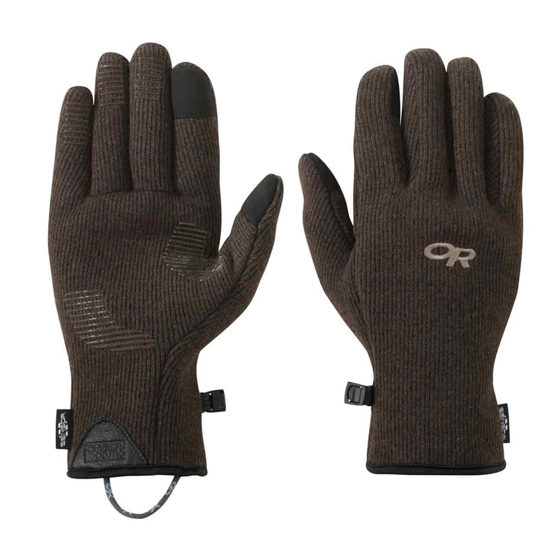 Load image into Gallery viewer, Outdoor Research Men&#39;s Flurry gloves, warm liners with touch screen fingers
