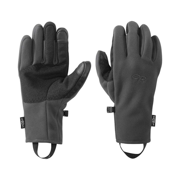outdoor research mens gripper gloves charcoal