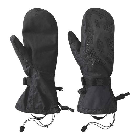 outdoor research revel shell mitts waterproof windproof black