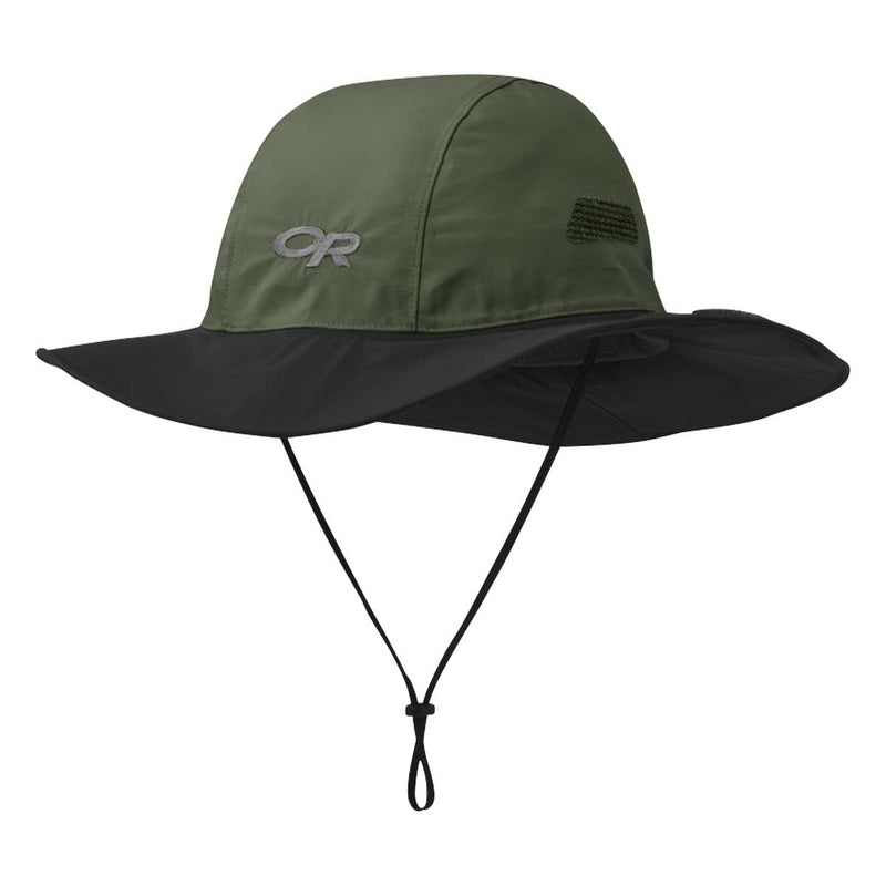 Load image into Gallery viewer, outdoor research seattle sombrero gtx waterproof hat fatigue black
