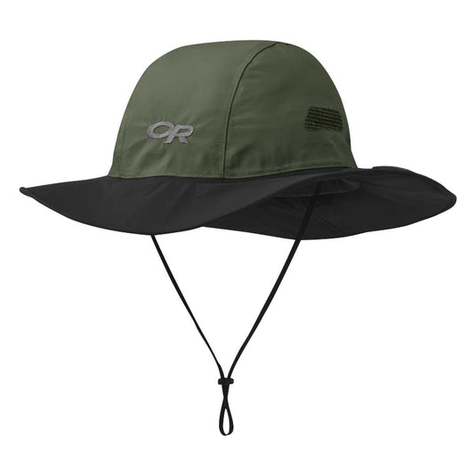 outdoor research seattle sombrero gtx waterproof hat fatigue black