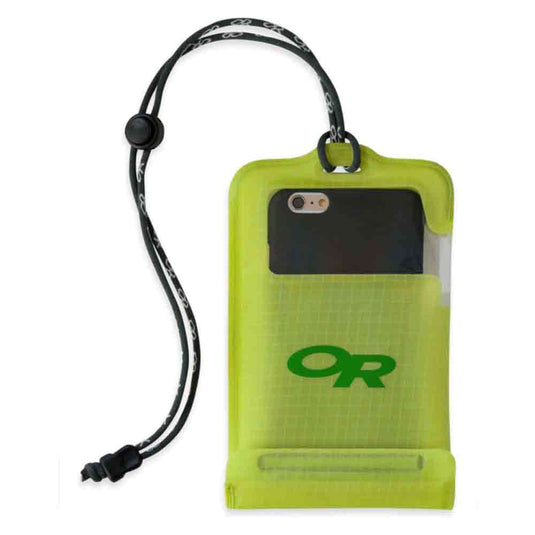 outdoor research sensor dry pocket smartphone lemongrass back