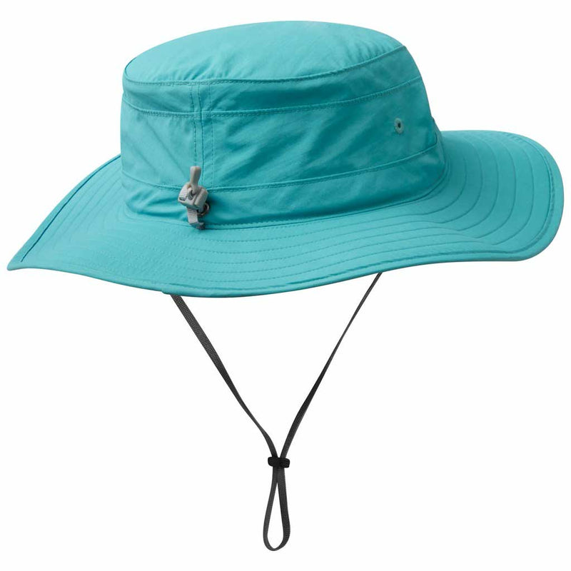 Load image into Gallery viewer, outdoor research solar roller hat womens seaglass back
