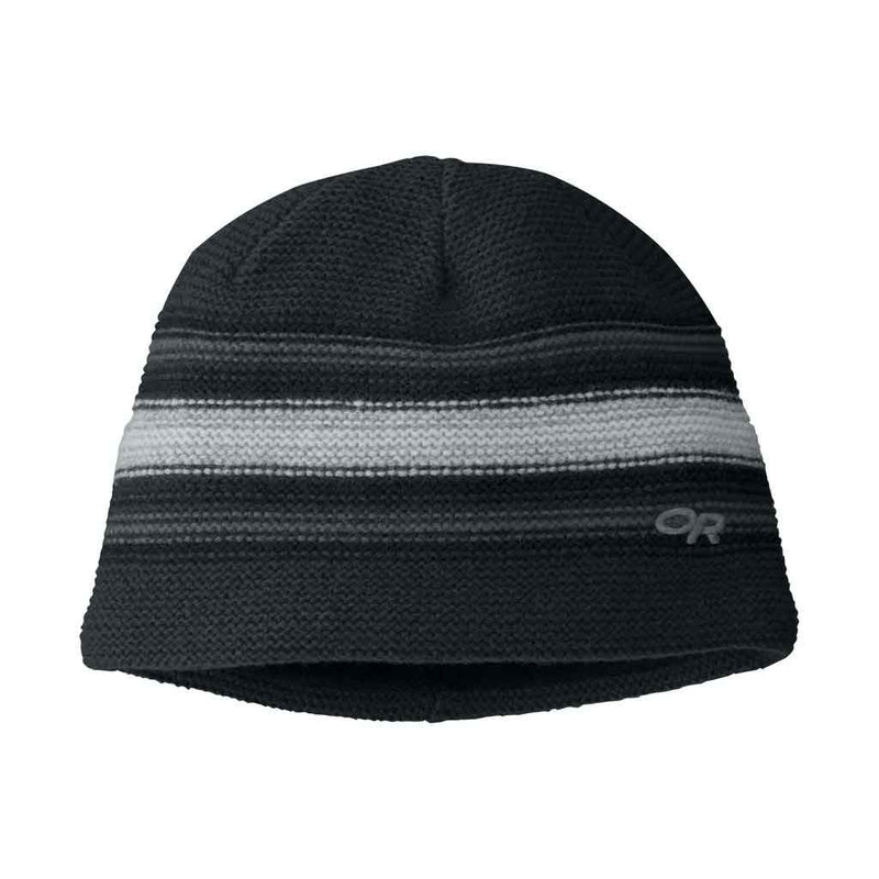 Load image into Gallery viewer, outdoor research spitsbergen hat beanie windstopper black charcoal
